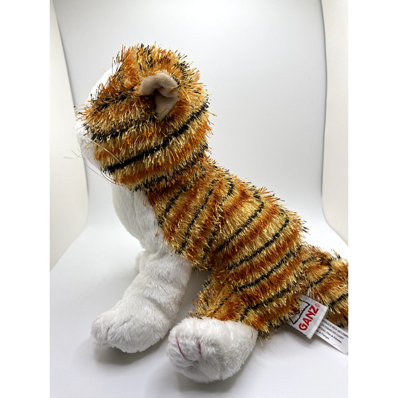 Ganz Webkinz HM042 Striped Alley Cat Tabby Stuffed Plush 8" - No Code/Tag EUC - Picture 7 of 7